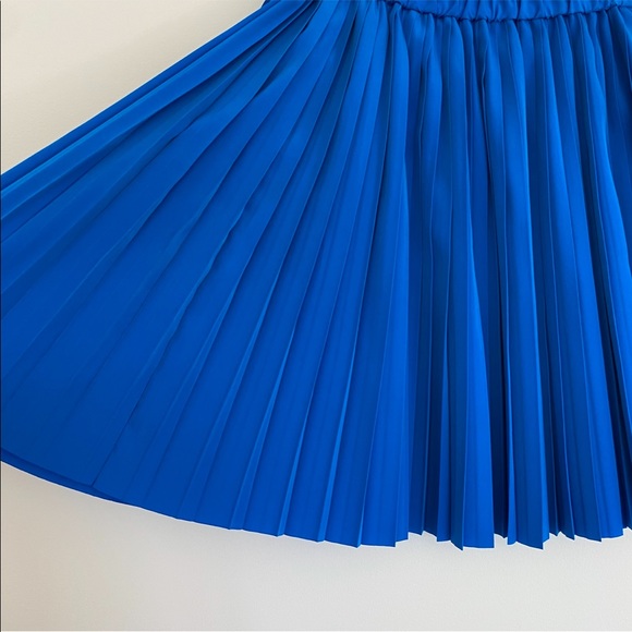 Kate Spade Saturday blue pleated skater mini skirt - Picture 5 of 9